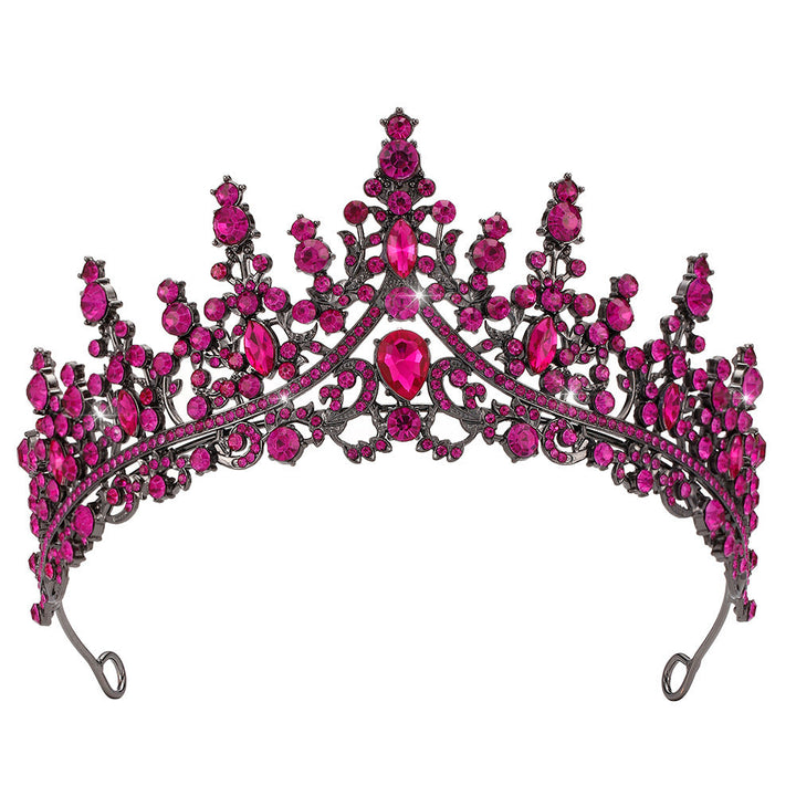 Tiara Strass dla kobiet z błyszczącymi kamieniami Karnz