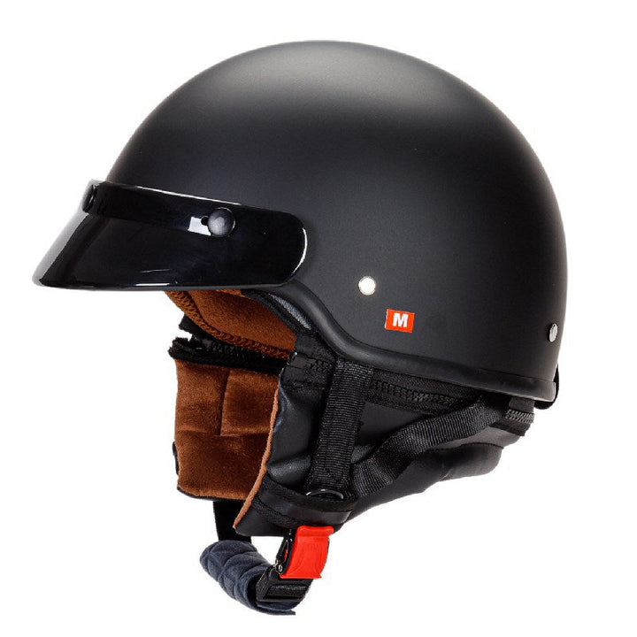 Klasyczny Kask Półotwarty Motocyklowy Karnz