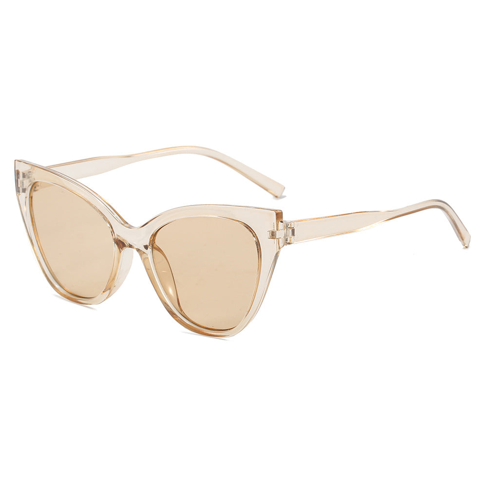 Damskie okulary przeciwsłoneczne Cat-Eye z ochroną UV i nowoczesną ramą Karnz