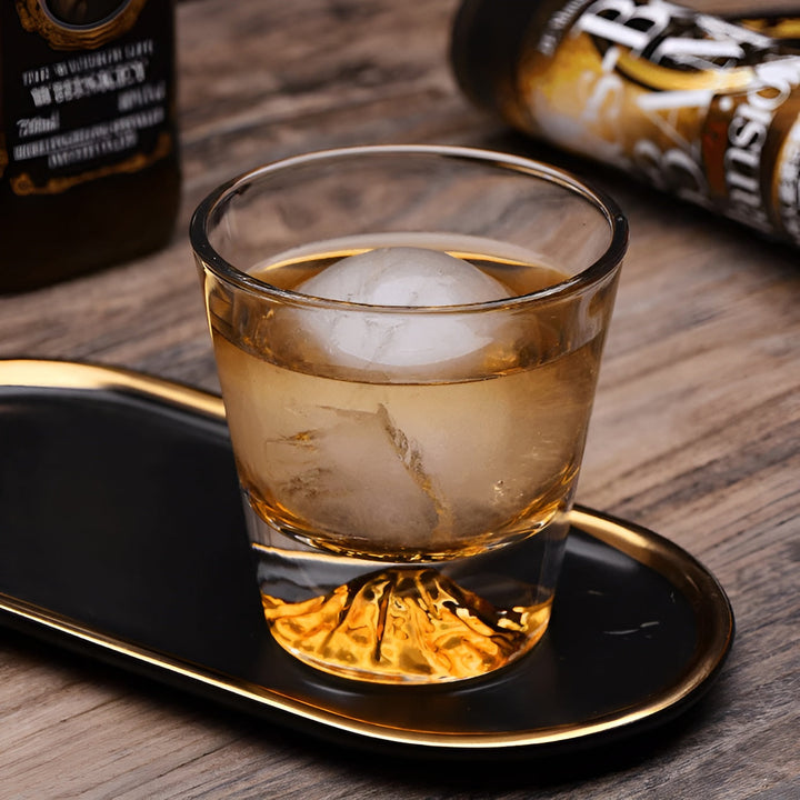 Szklanki do whisky z motywem Fuji – Elegancki zestaw dla koneserów