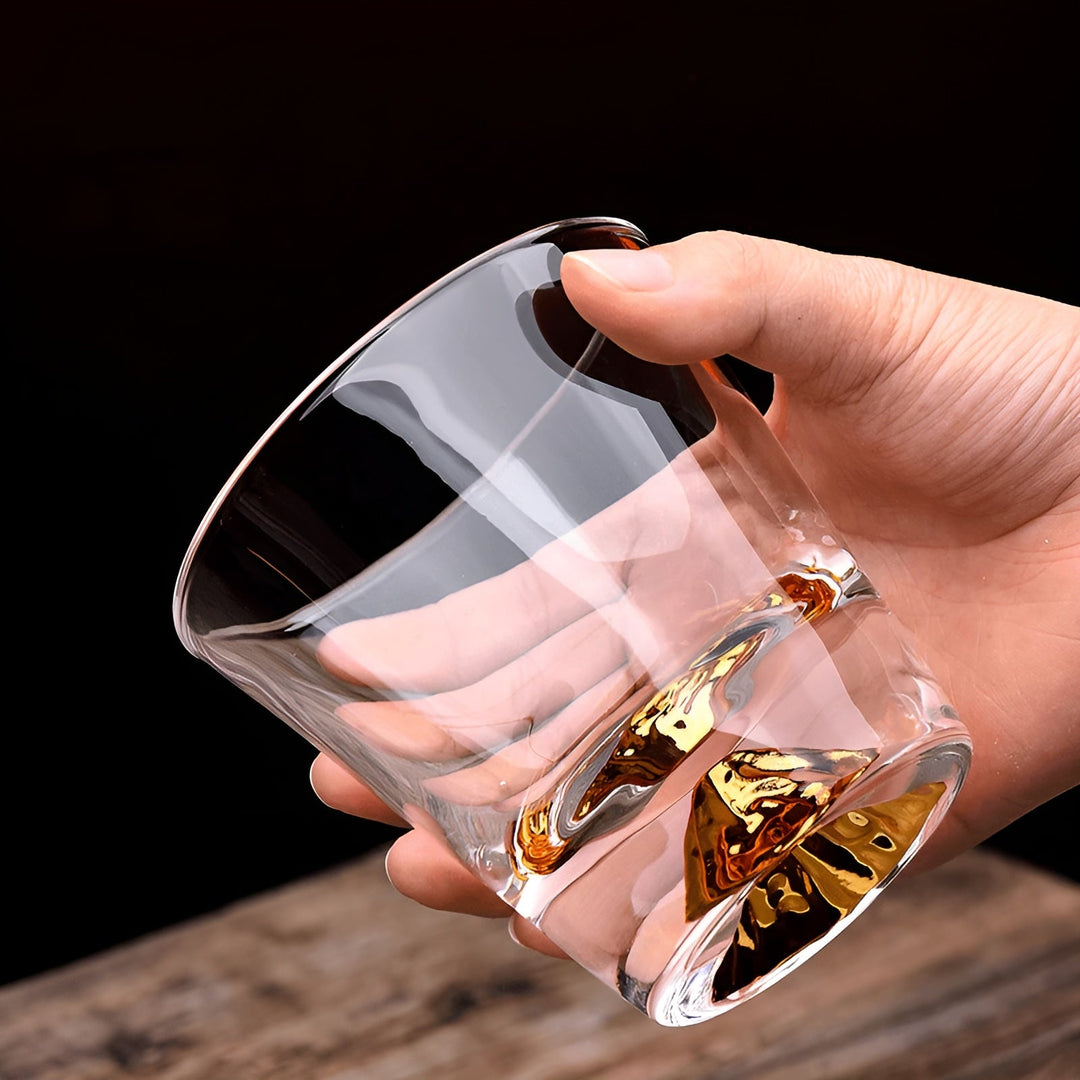 Szklanki do whisky z motywem Fuji – Elegancki zestaw dla koneserów