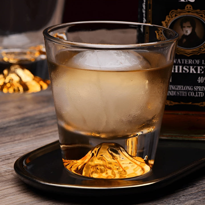 Szklanki do whisky z motywem Fuji – Elegancki zestaw dla koneserów