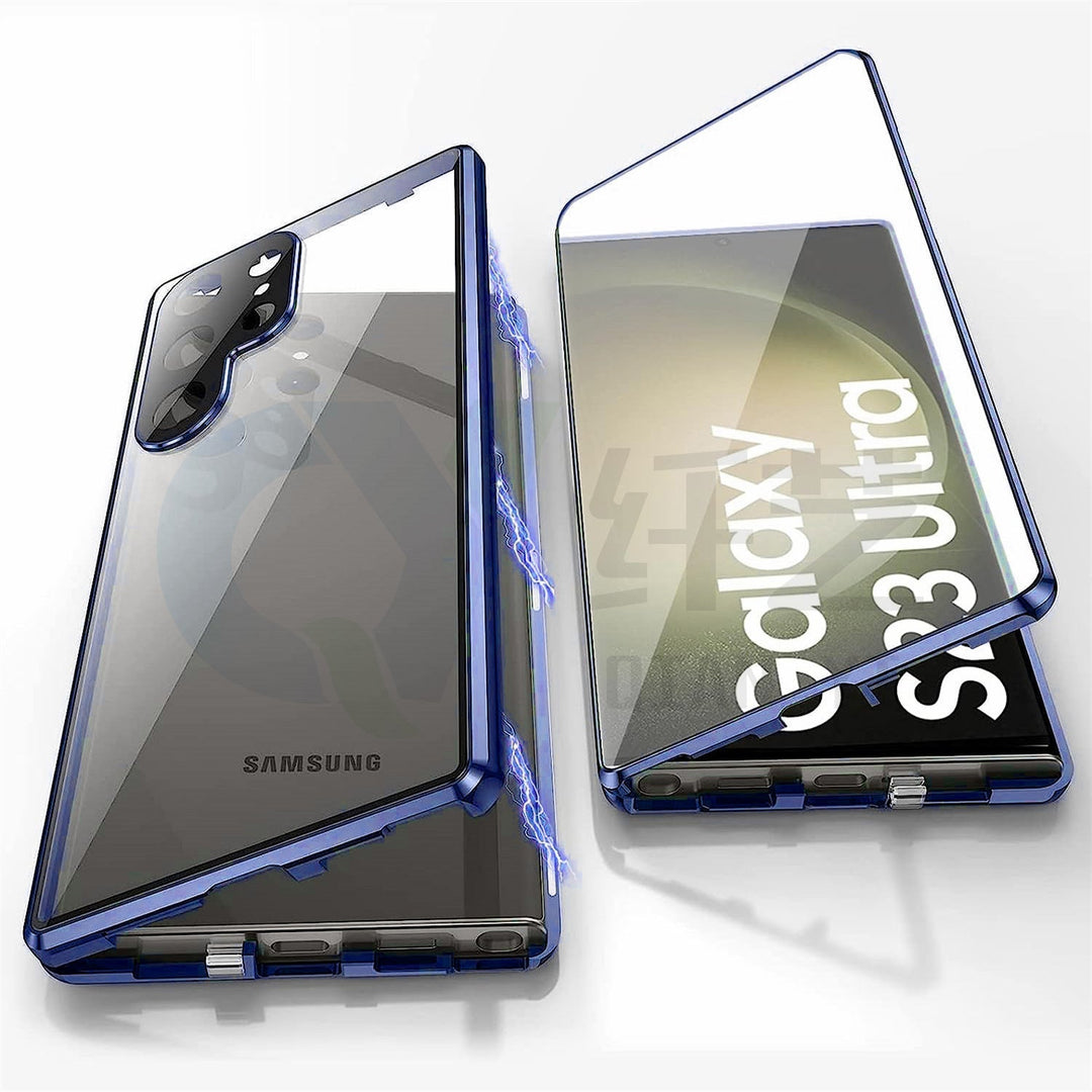Sandsberg | Magnetyczna szklana obudowa Samsung | Szkło hartowane z dwóch stron