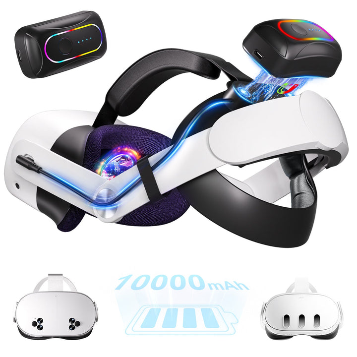 Gogle VR z wysokowydajną baterią Karnz