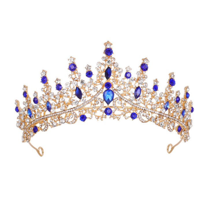 Tiara Strass dla kobiet z błyszczącymi kamieniami Karnz
