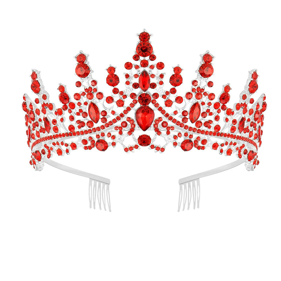 Tiara Strass dla kobiet z błyszczącymi kamieniami Karnz