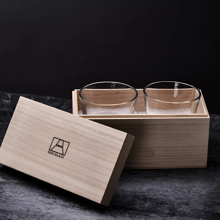 Szklanki do whisky z motywem Fuji – Elegancki zestaw dla koneserów