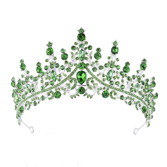 Tiara Strass dla kobiet z błyszczącymi kamieniami Karnz