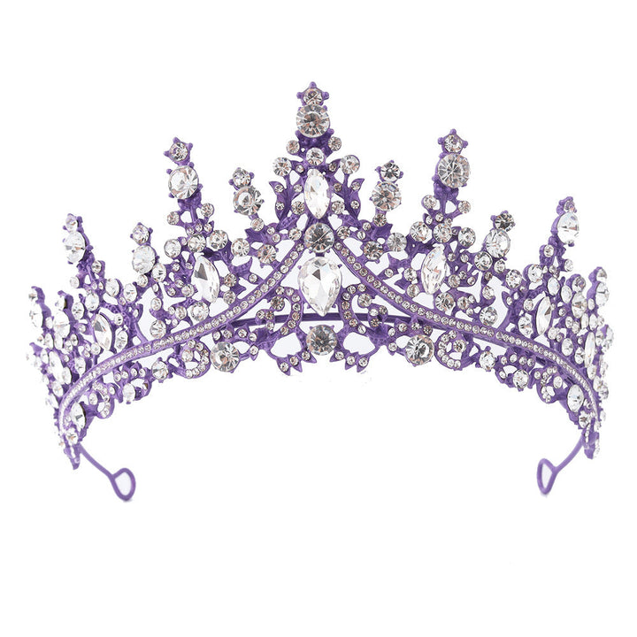 Tiara Strass dla kobiet z błyszczącymi kamieniami Karnz