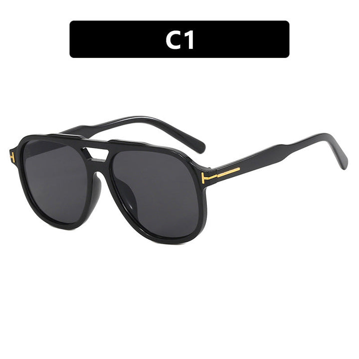 Damskie stylowe okulary przeciwsłoneczne w nowoczesnym designie z unikalną ramką Karnz