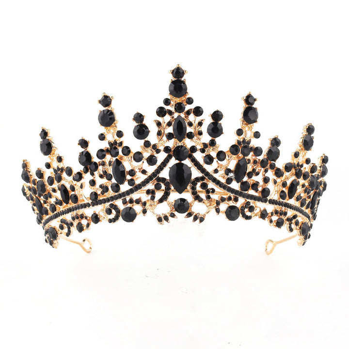 Tiara Strass dla kobiet z błyszczącymi kamieniami Karnz