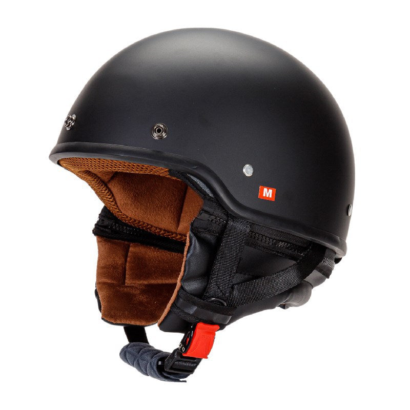 Klasyczny Kask Półotwarty Motocyklowy Karnz