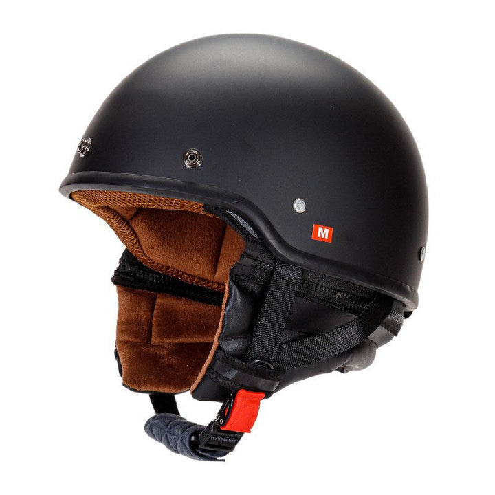 Klasyczny Kask Półotwarty Motocyklowy Karnz