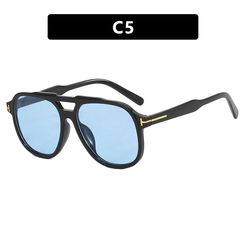 Damskie stylowe okulary przeciwsłoneczne w nowoczesnym designie z unikalną ramką Karnz