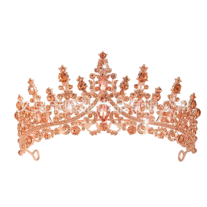 Tiara Strass dla kobiet z błyszczącymi kamieniami Karnz