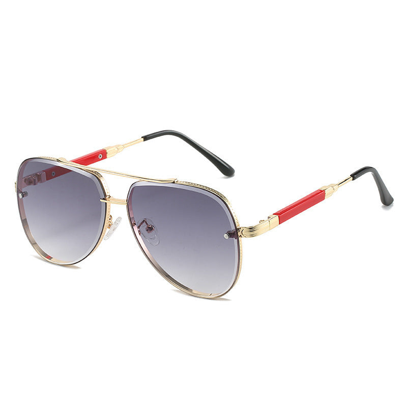 Damskie okulary przeciwsłoneczne Aviator z stylowym gradientowym filtrem Karnz