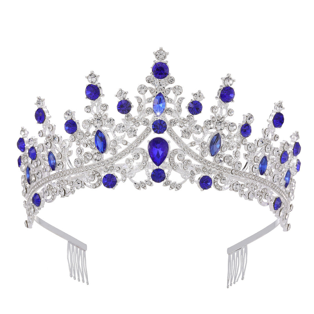 Tiara Strass dla kobiet z błyszczącymi kamieniami Karnz