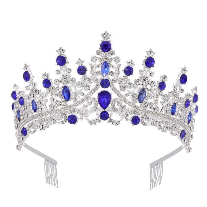 Tiara Strass dla kobiet z błyszczącymi kamieniami Karnz