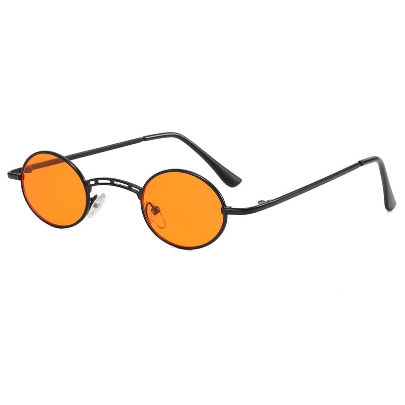 Damskie okrągłe modne okulary przeciwsłoneczne Karnz