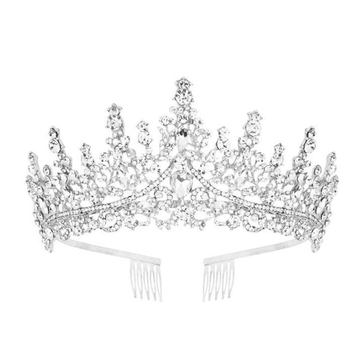Tiara Strass dla kobiet z błyszczącymi kamieniami Karnz