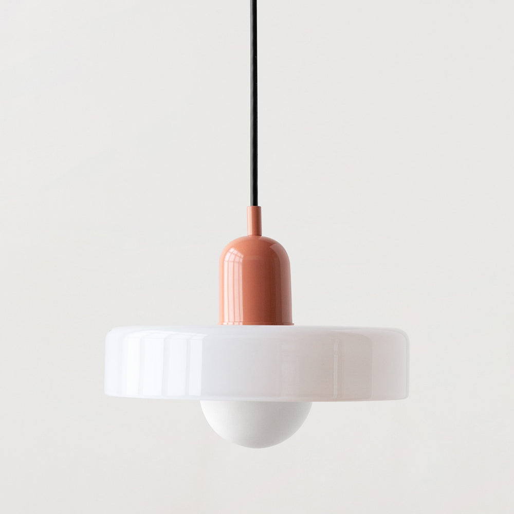 Kolorowa lampa wisząca w stylu Bauhaus - StiloGlas | Karnz