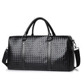 Woven Leather Weekend Duffel Bag Karnz