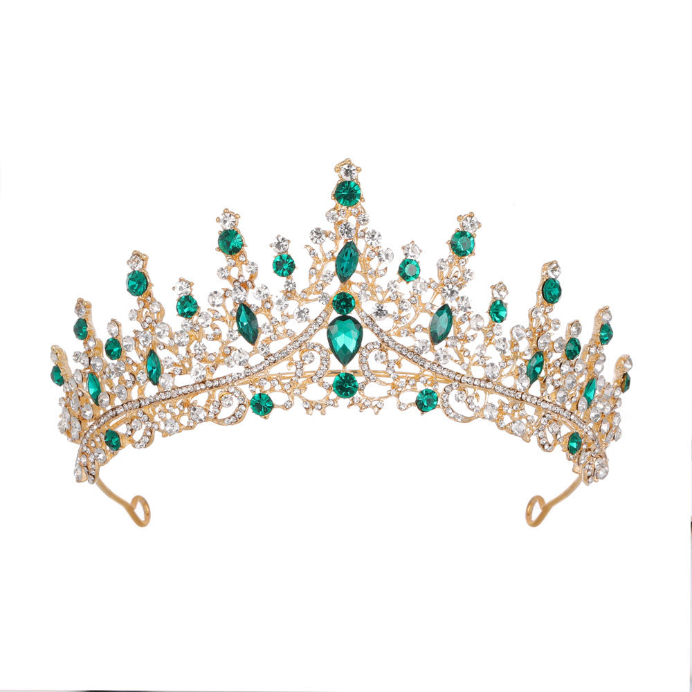Tiara Strass dla kobiet z błyszczącymi kamieniami Karnz