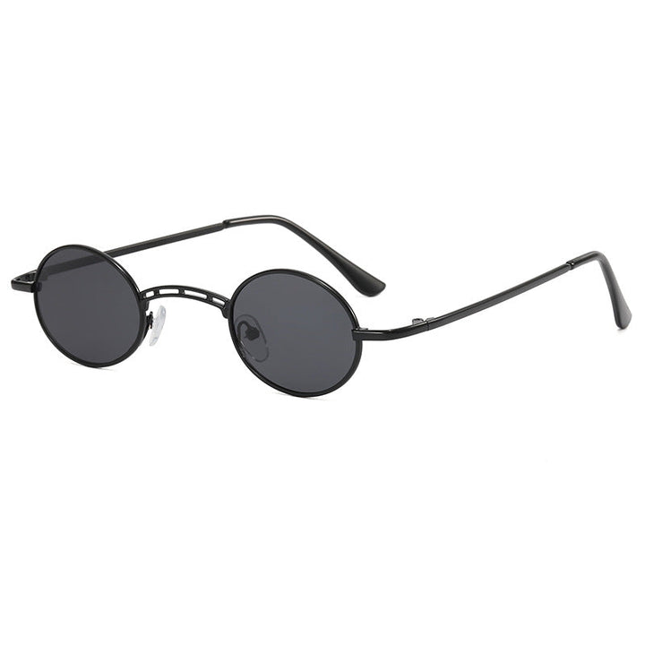 Damskie okrągłe modne okulary przeciwsłoneczne Karnz
