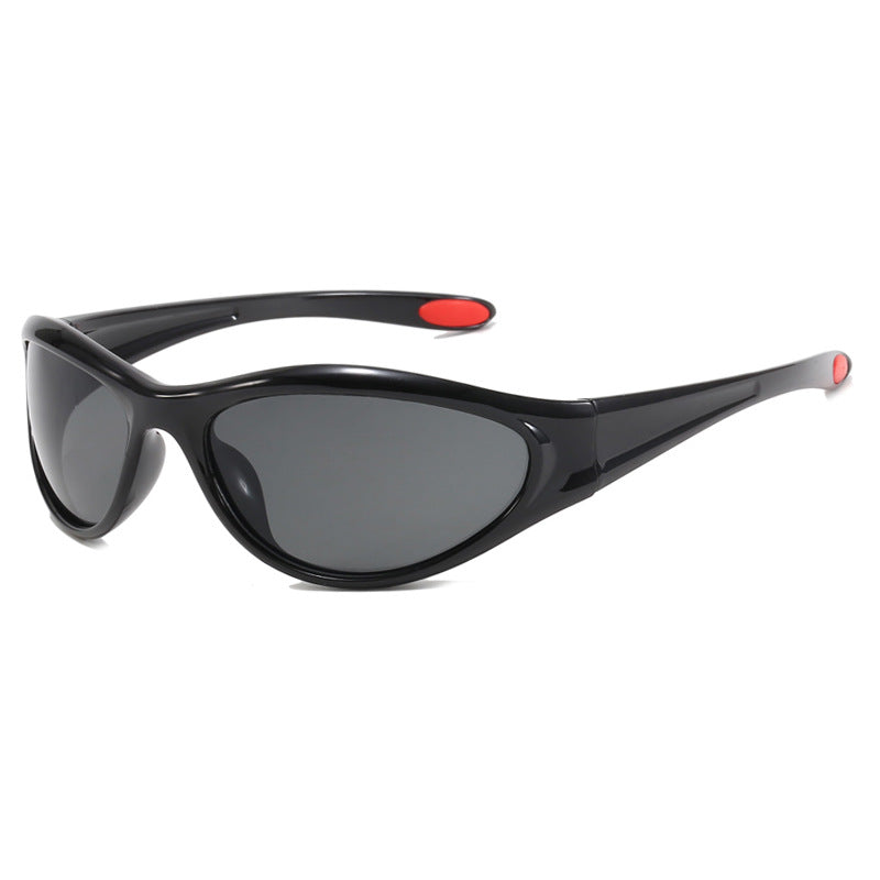 Damskie sportowe okulary przeciwsłoneczne z polaryzacyjnymi soczewkami i ergonomicznym designem Karnz