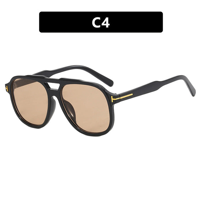 Damskie stylowe okulary przeciwsłoneczne w nowoczesnym designie z unikalną ramką Karnz