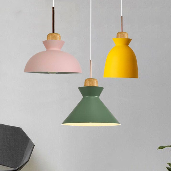 Karnz | AuroraLite Nordic Lampa Wisząca | Design Metalowy | 1-Światło | Nowoczesne Opcje Kolorystyczne