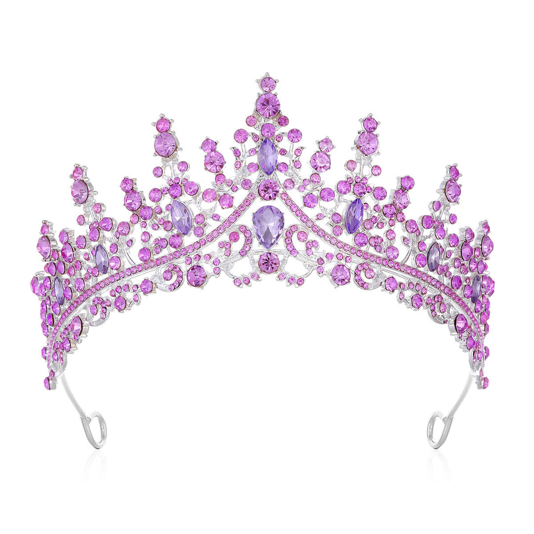 Tiara Strass dla kobiet z błyszczącymi kamieniami Karnz
