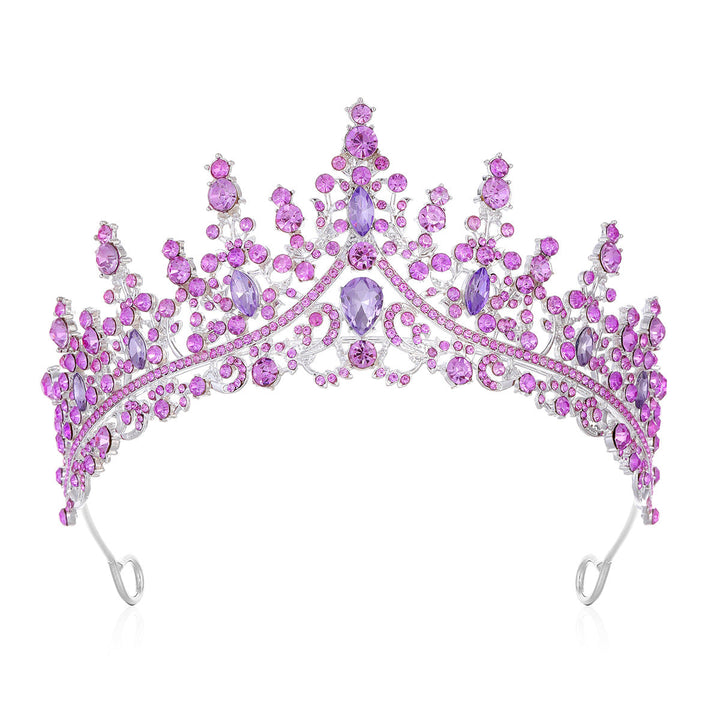 Tiara Strass dla kobiet z błyszczącymi kamieniami Karnz