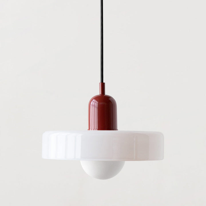 Kolorowa lampa wisząca w stylu Bauhaus - StiloGlas | Karnz