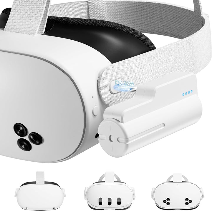 Gogle VR z wysokowydajną baterią Karnz