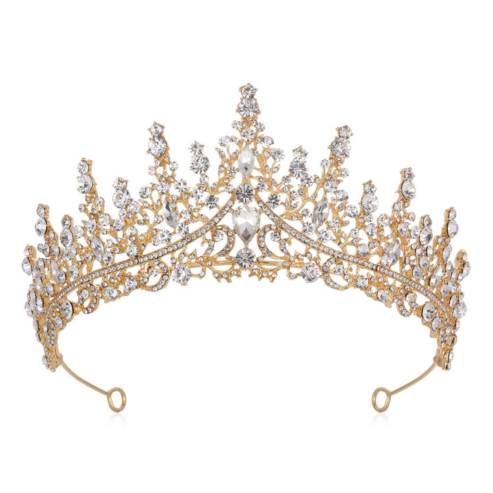 Tiara Strass dla kobiet z błyszczącymi kamieniami Karnz