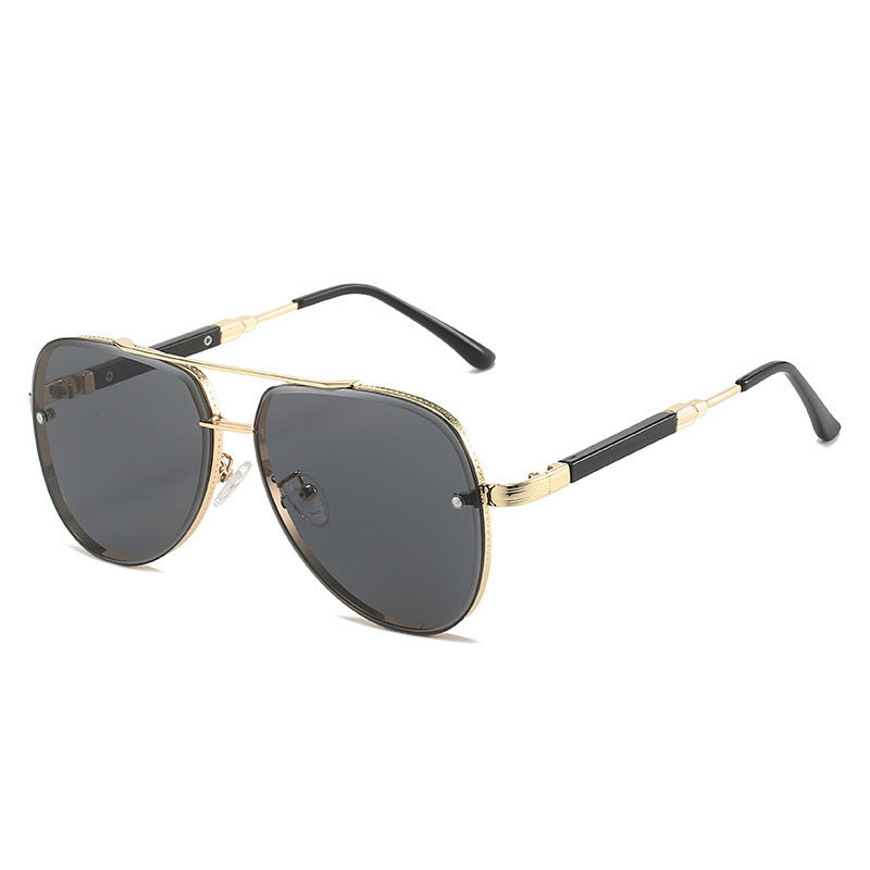 Damskie okulary przeciwsłoneczne Aviator z stylowym gradientowym filtrem Karnz