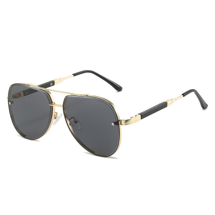 Damskie okulary przeciwsłoneczne Aviator z stylowym gradientowym filtrem Karnz