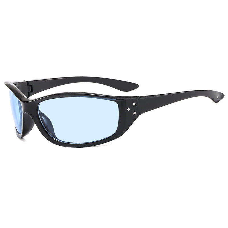 Damskie sportowe okulary przeciwsłoneczne z ergonomiczną ramą i ochroną UV Karnz