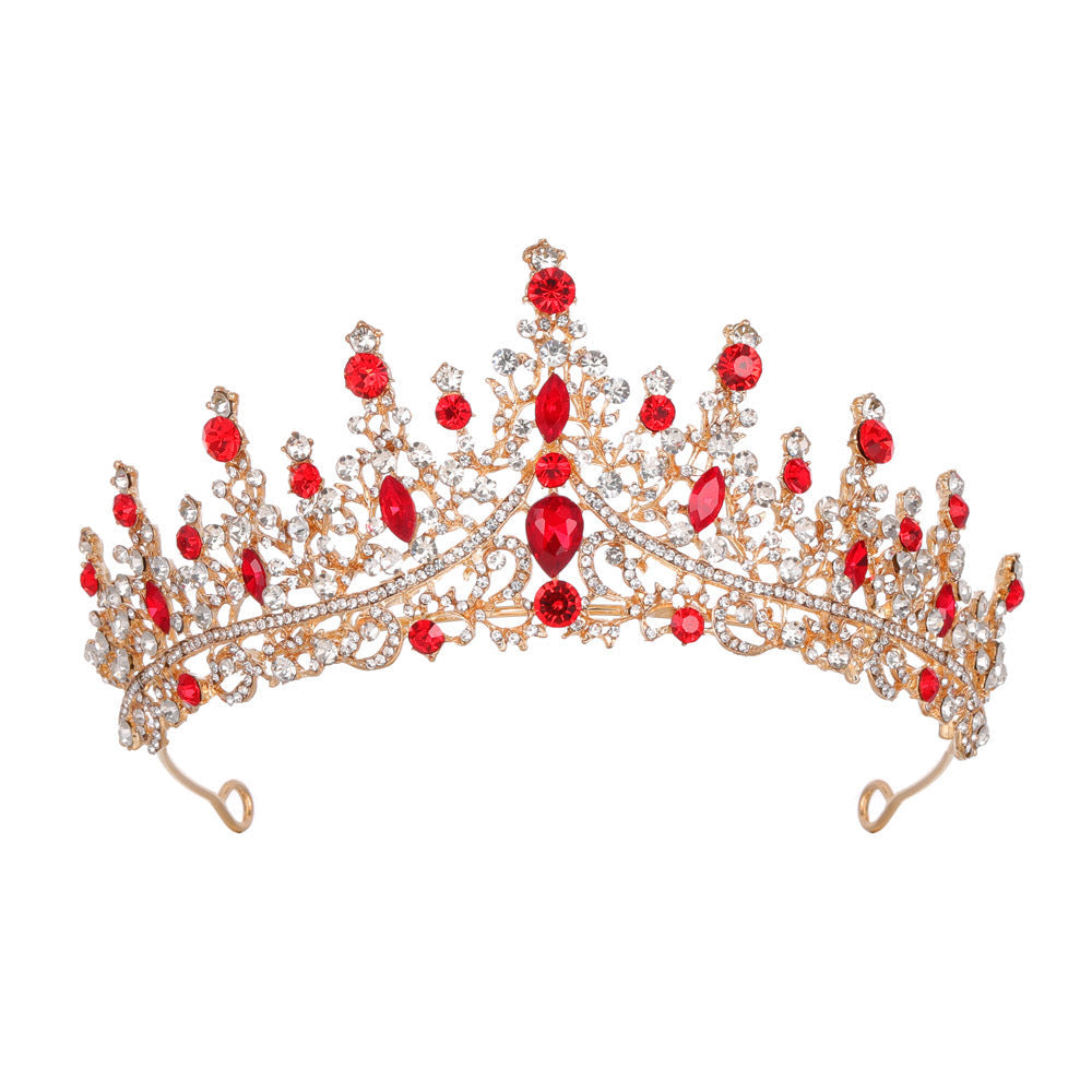 Tiara Strass dla kobiet z błyszczącymi kamieniami Karnz
