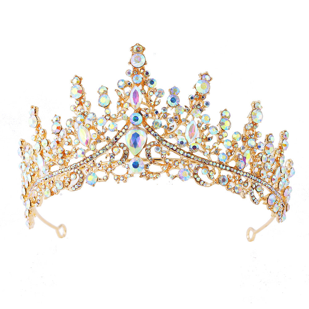 Tiara Strass dla kobiet z błyszczącymi kamieniami Karnz