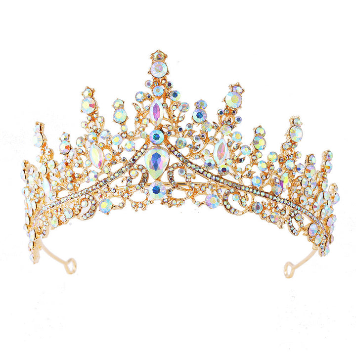 Tiara Strass dla kobiet z błyszczącymi kamieniami Karnz