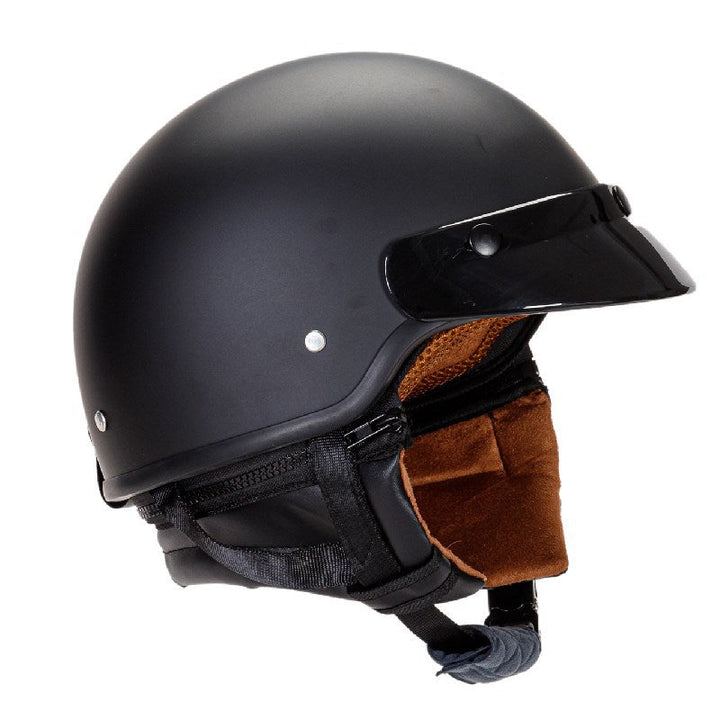 Klasyczny Kask Półotwarty Motocyklowy Karnz