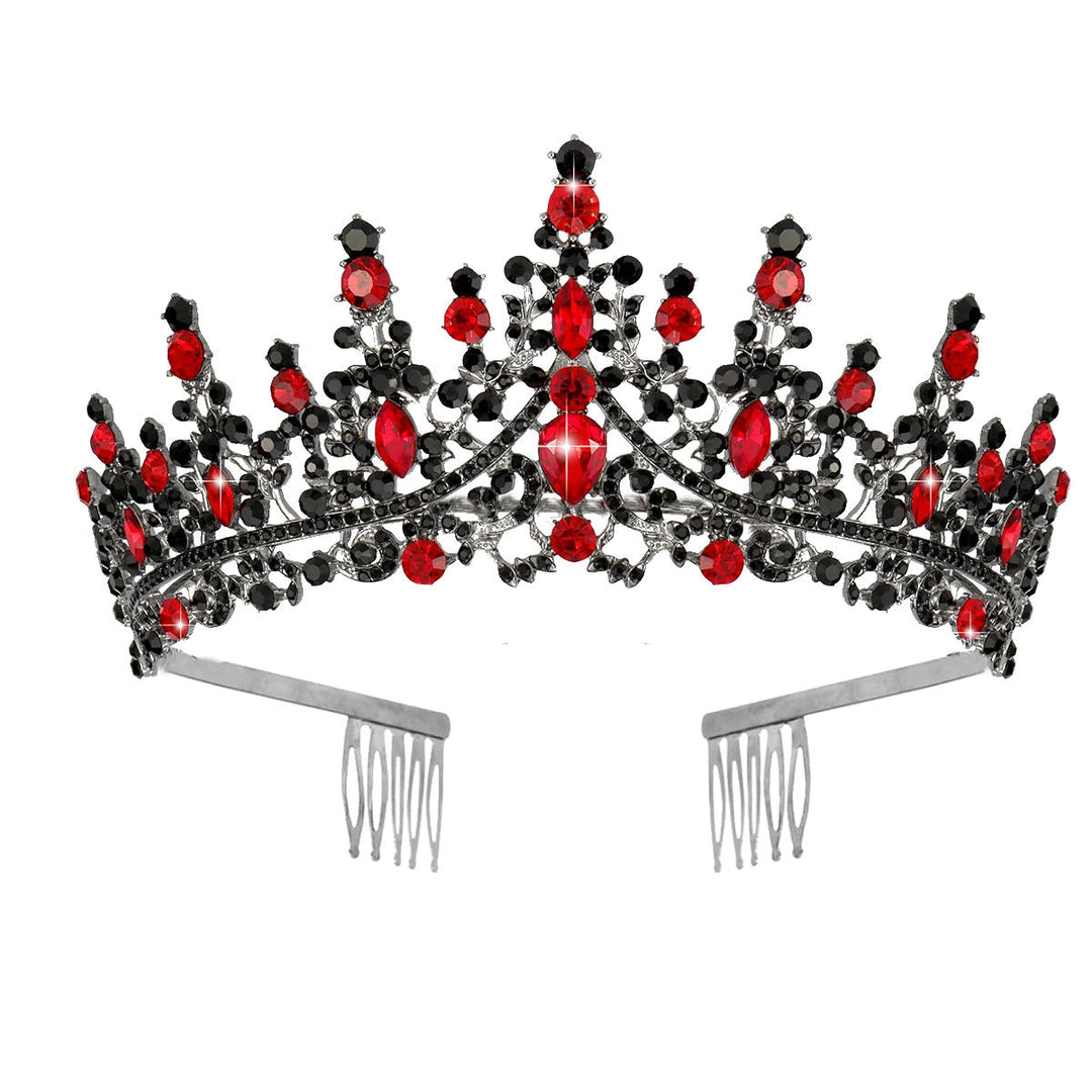 Tiara Strass dla kobiet z błyszczącymi kamieniami Karnz