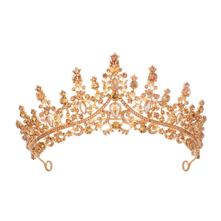 Tiara Strass dla kobiet z błyszczącymi kamieniami Karnz