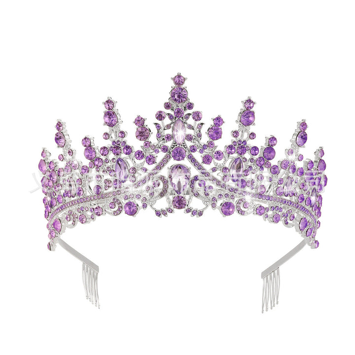 Tiara Strass dla kobiet z błyszczącymi kamieniami Karnz