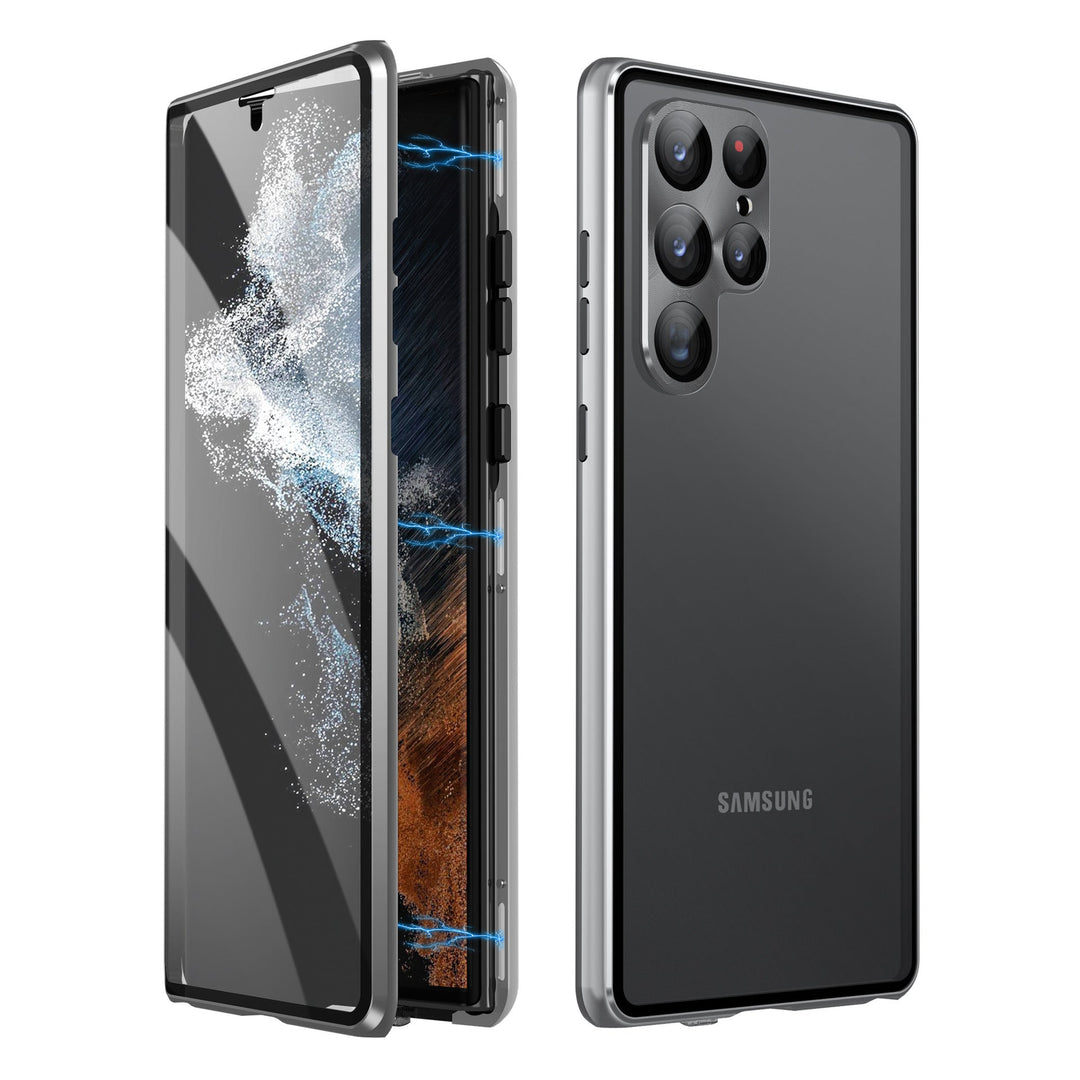 Sandsberg | Magnetyczna szklana obudowa Samsung | Szkło hartowane z dwóch stron
