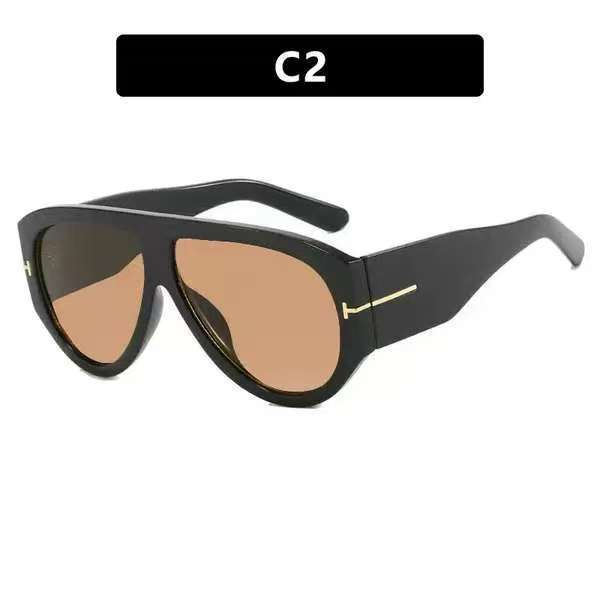 Oversized okulary przeciwsłoneczne UV400 Karnz