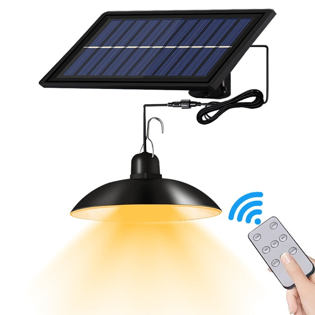 Solarna lampa z czujnikiem ruchu do użytku zewnętrznego z pilotem