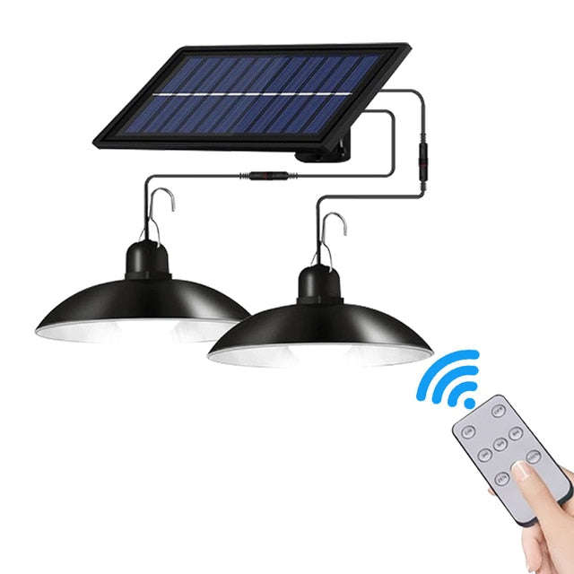 Solarna lampa z czujnikiem ruchu do użytku zewnętrznego z pilotem